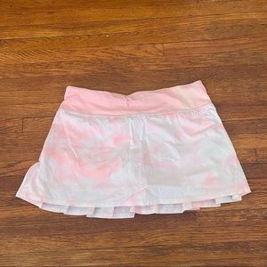 Pink Lululemon tennis skirt